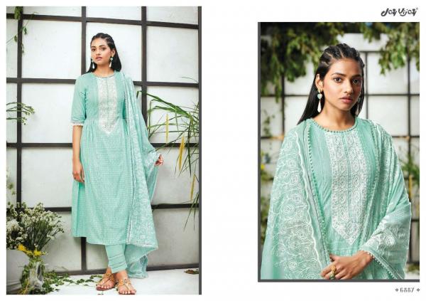 Jay Vijay Pandora Cotton Designer Dress Material Collection